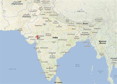 Location Of Baroda In India Map - Gretna Hildegaard