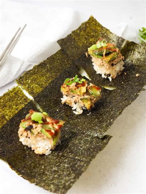 Easy Spicy Tuna Sushi Bake (Using Canned Tuna!) - Christie at Home