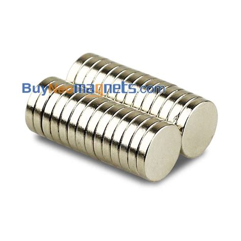 10mm dia x 2mm thick Powerful Neodymium Disk Magnets N35 Really Strong ...