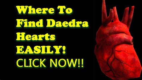 Where to find Daedra Hearts Easily - Skyrim - YouTube