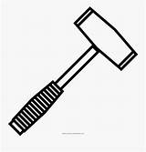 Hammer Coloring Page  Free Transparent Clipart ClipartKey sketch template