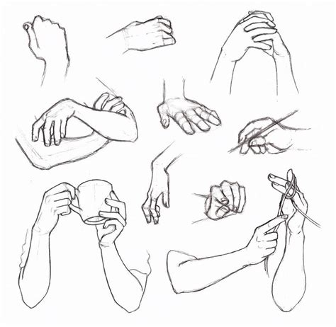 Hand Reference Drawing at GetDrawings | Free download