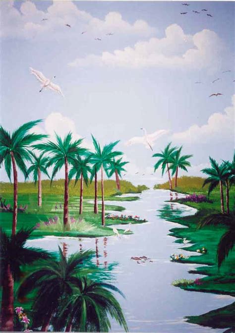 Stuart Florida Mural Artist - Sharon Tatem Fashion Collection and Fine ...