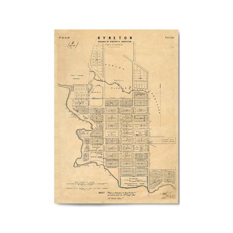 Kyneton, Victoria Vintage Maps