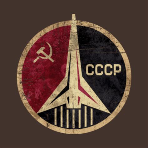 CCCP Rocket Emblem - Cccp - T-Shirt | TeePublic