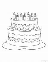 Kuchen Ausmalbilder ᗎ Malvorlage Zum Ausdrucken sketch template