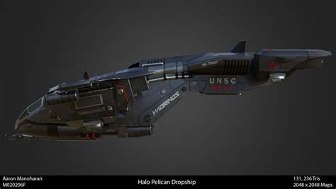 ArtStation - Halo Pelican Dropship, Aaron Manoharan | Halo ships, Halo ...