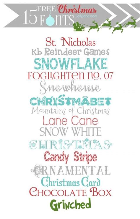 Free christmas fonts dingbat graphics – Artofit