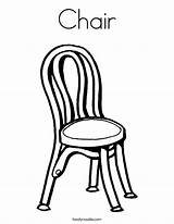 Chair Coloring Page  Twisty Noodle sketch template