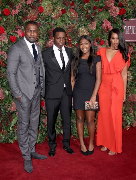 Idris Elba and Family at the Evening Standard Awards | POPSUGAR Celebrity UK