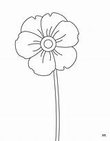Flower Coloring Pages  50 FREE Printable Printabulls sketch template