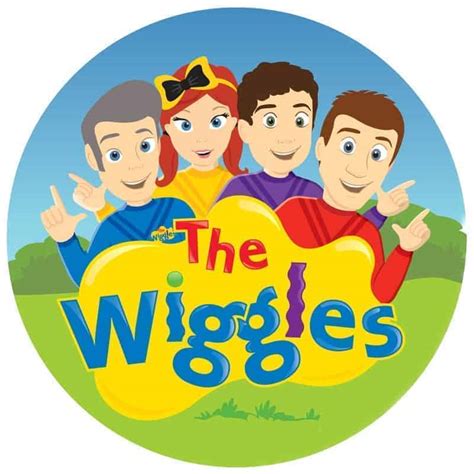 Wiggles Cartoon Round Edible Image – My Delicious Cake & Decorating Supplies