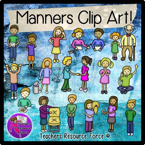 Kids Manners Clip Art