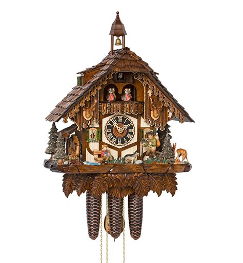 Original handmade Black Forest Cuckoo Clock / Made in Germany 2-86752t - The world of Cuckoo ...