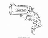 Pistol Coloring Pages sketch template