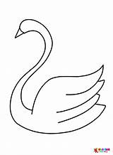 Swan Coloring Pages Printable For Free Download sketch template
