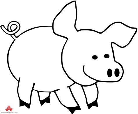 Free Pig Clipart Black And White, Download Free Pig Clipart Black And White png images, Free ...