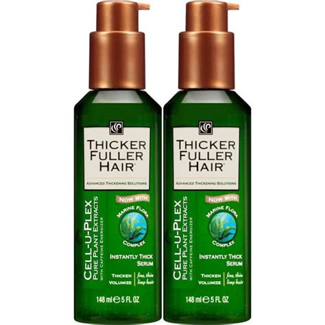 Thicker Fuller Hair Instantly Thick Thickening Serum, 5 Ounce (Pack of 2) - Walmart.com