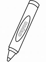 Free Printable Crayon Coloring Pages sketch template
