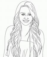 Miley Cyrus Coloring Pages sketch template