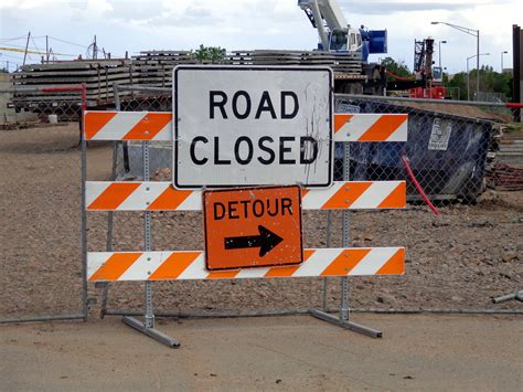 Road Closed Detour Sign Picture | Free Photograph | Photos Public Domain