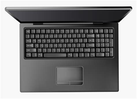 Laptop Keyboard Clipart - Laptop Top View Png, Transparent Png , Transparent Png Image - PNGitem