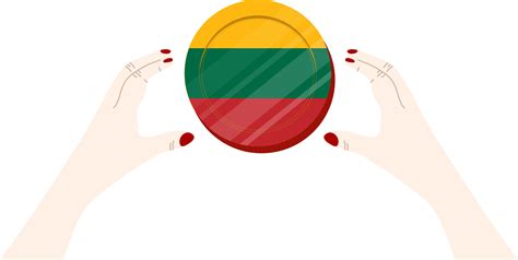 Lithuanian Flag hand drawn,Lithuanian litas hand drawn 10962457 Vector ...