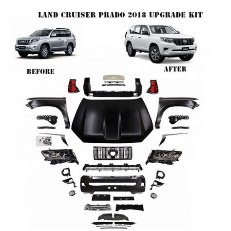 Prado 2014 Up Grade To 2018 Full Set Accessories - 4x4 Pickup Accessories China Exporter