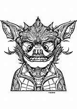 Gizmo Gremlins Coloring Pages Sketch Page sketch template