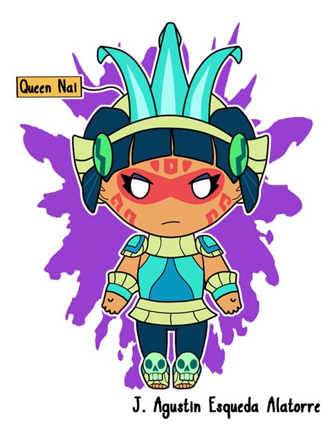 Chibi plush of Queen Nai by CuarzoAzul14 on DeviantArt