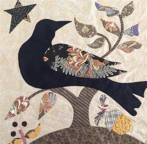 blackbird designs quilts - Google Search | Blackbird designs, Raven quilt, Raven applique