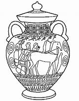 Ancient Greek Coloring Pages Sketch Page sketch template