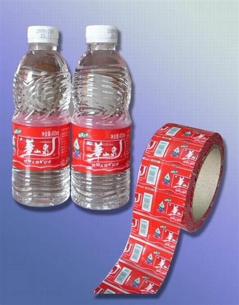 Foil Printed Shrink Sleeve Wrap For Plastic Bottle , Custom Printed ...