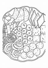 Delectable Food Coloring Pages I Fun And Delicious Designs sketch template