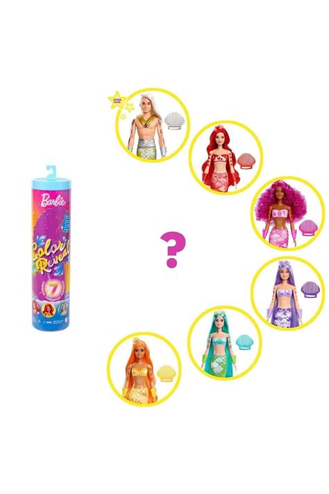 Barbie Color Reveal Renk Değiştiren Sürpriz Bebekler Gökkuşağı Deniz ...