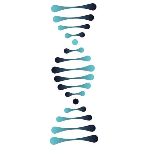 Premium Vector | DNA molecule sign, genetic element