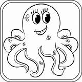 Nice Octopus coloring Page  Download Print Or Color Online For Free sketch template
