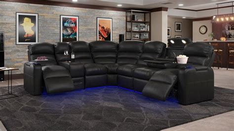 Home Theater Sectionals | Movie Room Sectional Sofas