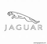 Jaguar Car Coloring Page sketch template