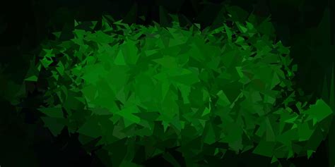 Dark green vector geometric polygonal wallpaper. 2801425 Vector Art at Vecteezy