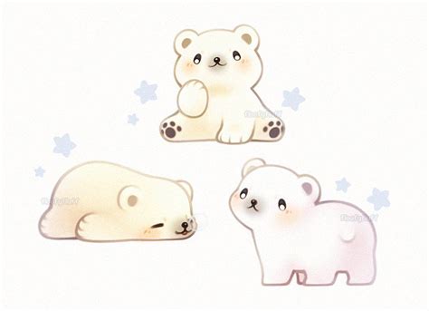 Ida 🌻 Ꮚ•ꈊ•Ꮚ 🍀 (@floofyfluff) | Twitter | Cute animal drawings kawaii, Polar bear drawing, Cute ...