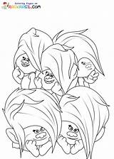Trolls Band Together Coloring Pages sketch template