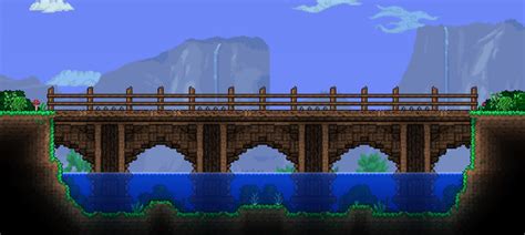 Bridge - Terraria Terraria Memes, Terraria Tips, Terraria House Design, Terraria House Ideas ...