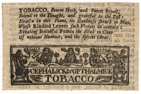 Advertisement Used In The 1700s