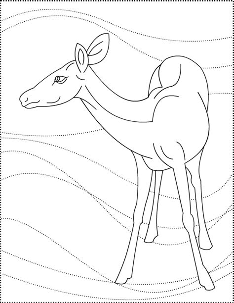 Nicole's Free Coloring Pages: Dear to me! Deer * coloring pages