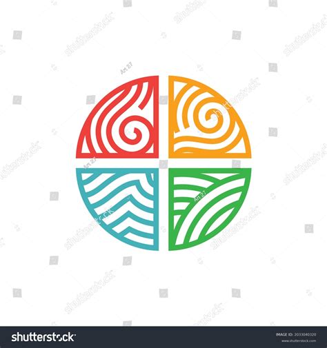 Earth Elements Symbol Logo Icon Stock Vector (Royalty Free) 2033040320 | Shutterstock