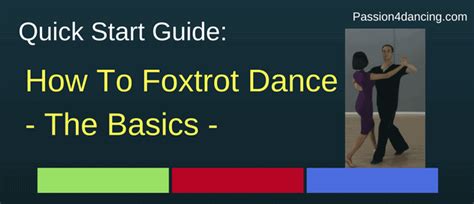 Foxtrot Steps For Beginners - Detailed Beginner Guide