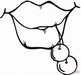 Lips Coloring Pages  Nation sketch template