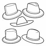 Hats Coloring Page 7411 6268 sketch template