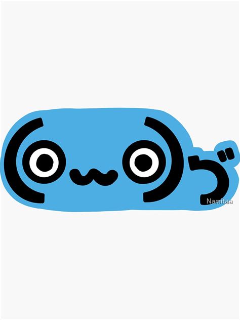 "Blue OWO Emoticon Dark Mode" Sticker for Sale by Namitaa | Redbubble